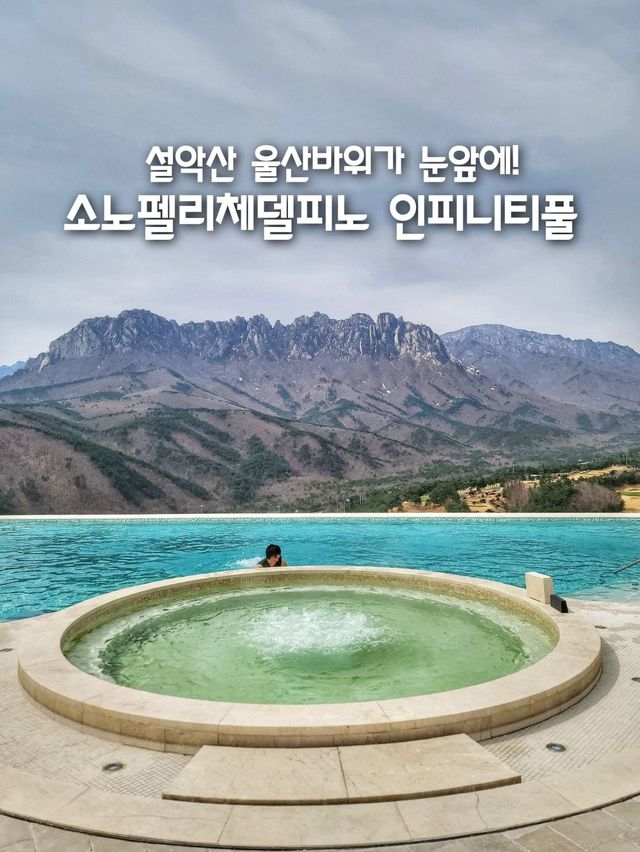 국내최고뷰 온수풀!소노펠리체델피노 인피니티풀🌊