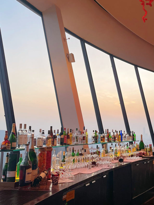 深圳美食🥂高空下的日落美景酒吧餐廳
