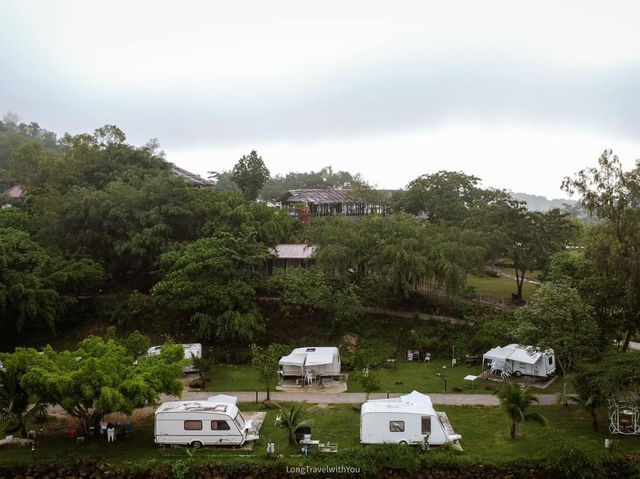 นอนรถบ้าน บรรยากาศดีๆที่สวนละไม🌿