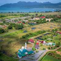 Langkawi Island in the hot summer
