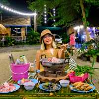 ที่พักวิวน้ำและเขา มีบุฟเฟต์น้ำมีฟอง กาญจนบุรี