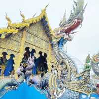 Wat Rong Suea Ten Blue Temple @ Chiang Rai 🇹🇭