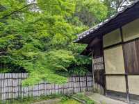日本京都-能拍到京都塔小橋湖水倒影：涉成園