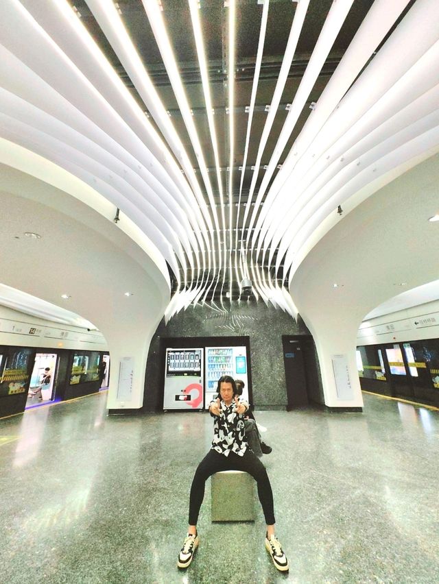 The most Outstanding Metro Station in Shanghai.