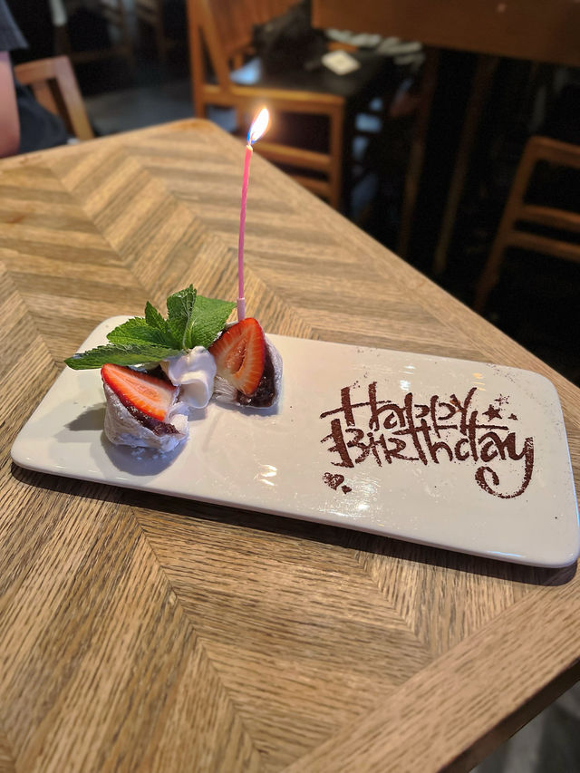 【口碑餐廳，慶祝生日】