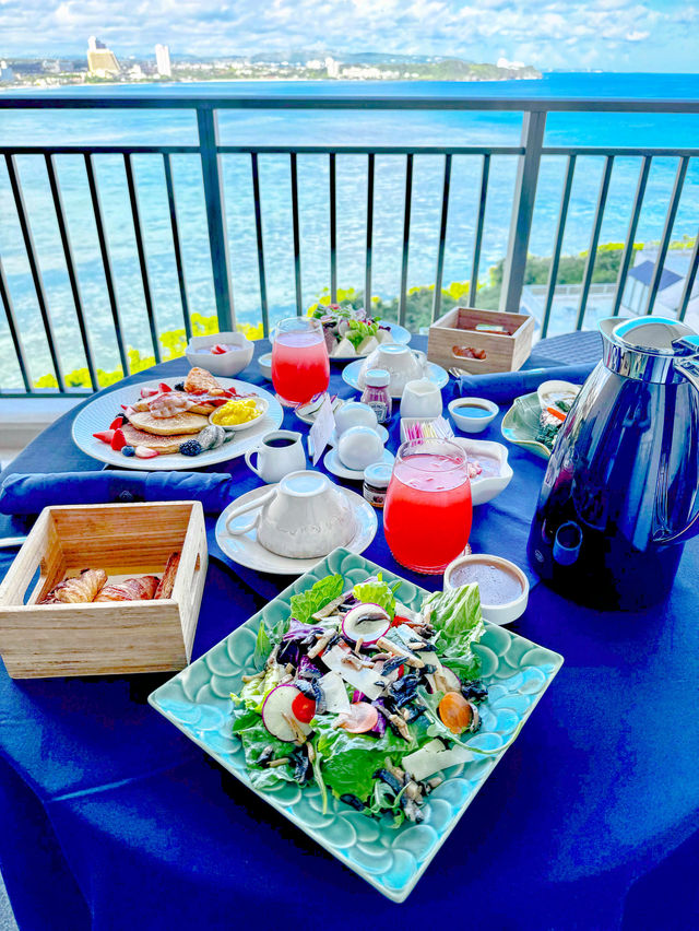 🌺バルコニーで朝食を🥞 グアム🏝️BALCONY BREAKFAST🏝️ ⁡