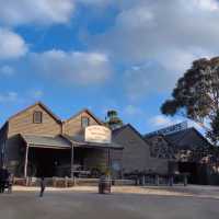 Gold town in Ballarat . Fall season