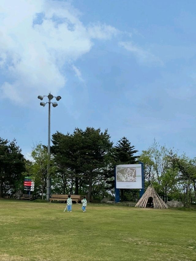 케이블카를 타고 정상에 올라가면!