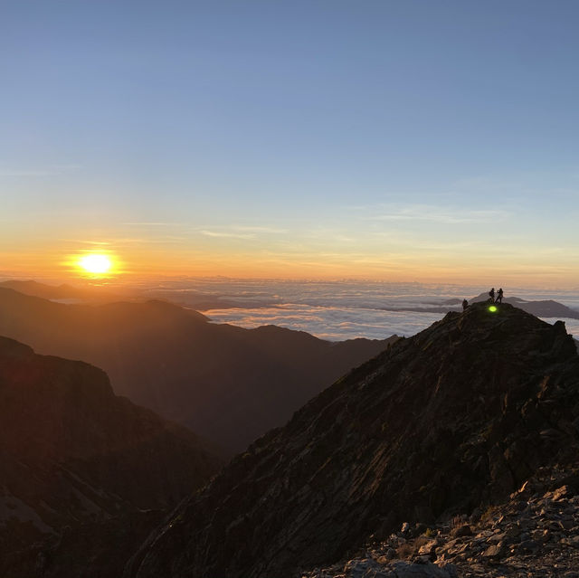 登上台灣最高峰玉山