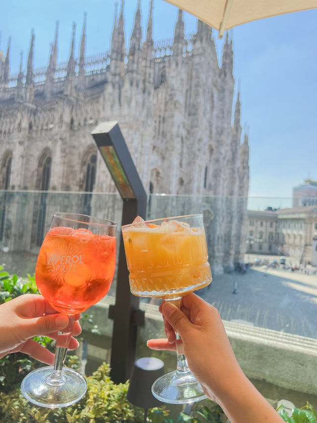 이탈리아 밀라노🇮🇹 밀라노 대성당 뷰 맛집 Terrazza Aperol