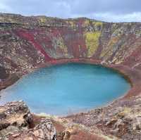 🇮🇸冰島絕美斑斕Kerid火山口湖