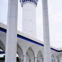 🌌 Majestic Blue Mosque of Malaysia 🇲🇾