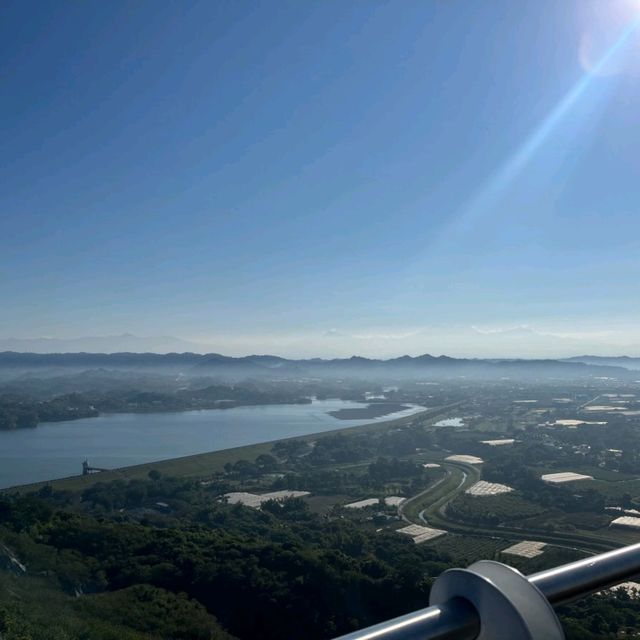 高雄 崗山之眼♡欣賞森林和湖泊美景
