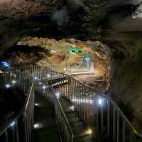 Witness the magnificient limestone formation at Gosu Cave