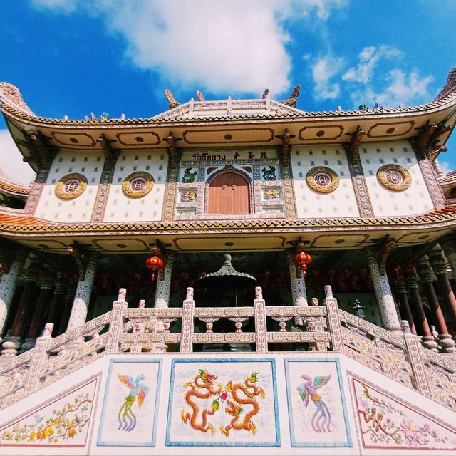 泰國合艾著名華人歷史古跡寺廟景點:慈善寺วัดฉื่อฉาง หาดใหญ่，適合拍照📸打卡祈福