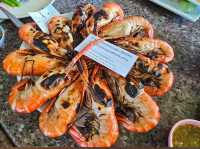 ร้านกุ้งเพื่อนแพรว - กุ้งเผารสเด็ดอยุธยา