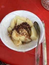 Local Tofu Delight at Pyin Oo Lwin, Myanmar 