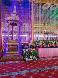 タイ🇹🇭アユタヤ💜パープル寺院　ワットクラークロン　魅力的でフォトジェニック‼