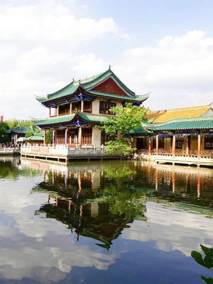 The Natural Scenery Blend of Rich Culture