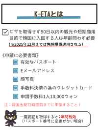 【韓国旅行に行く前に】2025年2月からオンラインで事前に登録してできるようになりました。
