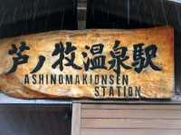 会津鉄道芦ノ牧温泉駅です。