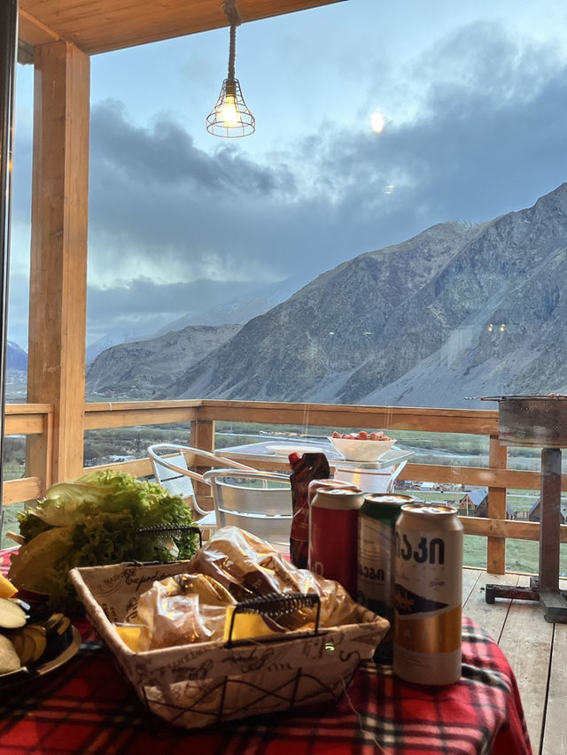 ✨ Kazbegi Homestay BBQ with a View That Stole My Heart!