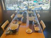 北海道旅遊🥳藤花高級餐廳🥰新鮮刺身壽司和牛定食🍣邊食邊欣賞超美雪景❄️