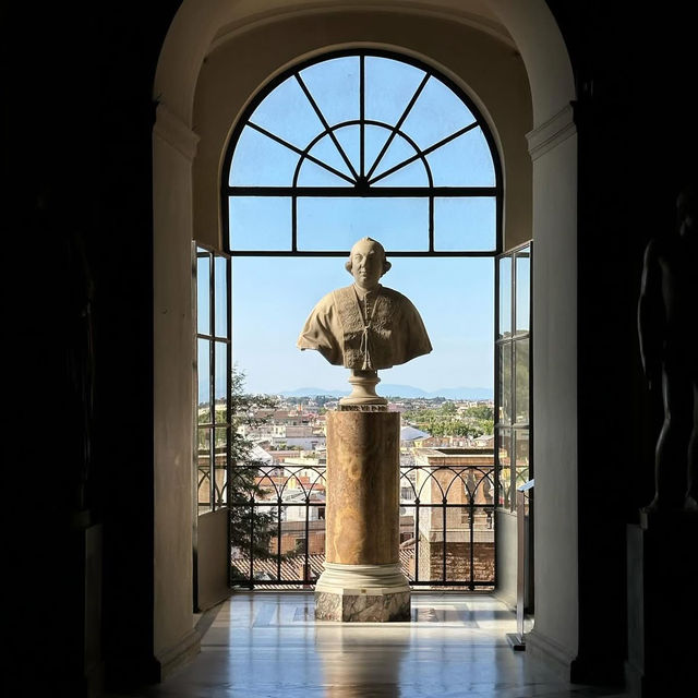 🎨✨ "A Brush with Divinity: One Heavenly Day in the Vatican Museums’ Courtyard