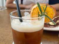 Cafe vibes with ocean views at Yard & Co, Desaru