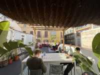 A jungle styled hostel in Malaga