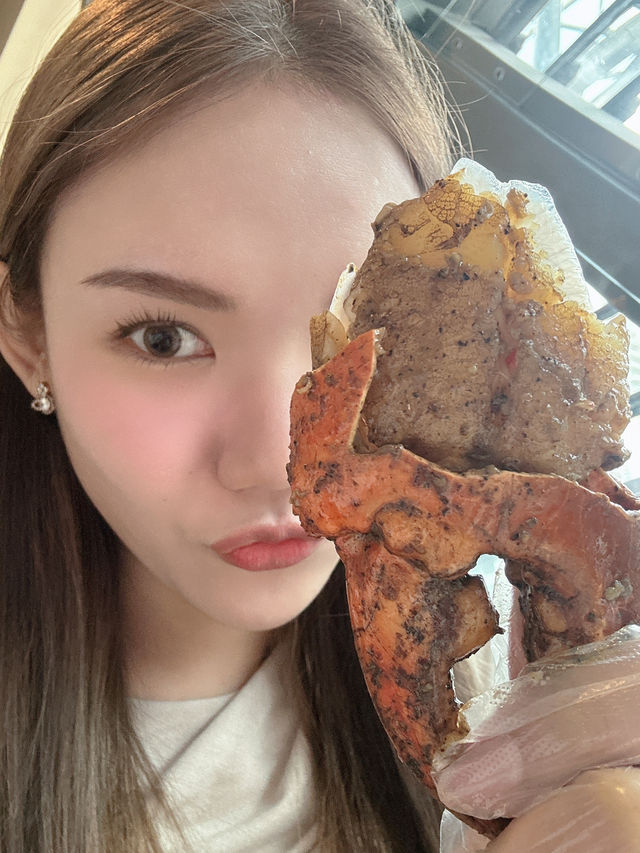 มาทานปูถึงสิงคโปร์ jumbo seafood🦀