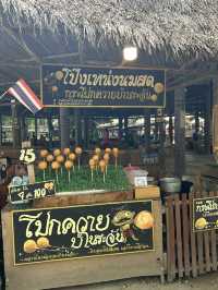 ”วัดโพธิ์เก้าต้นและตลาดบ้านบางระจันสิงห์บุรี“