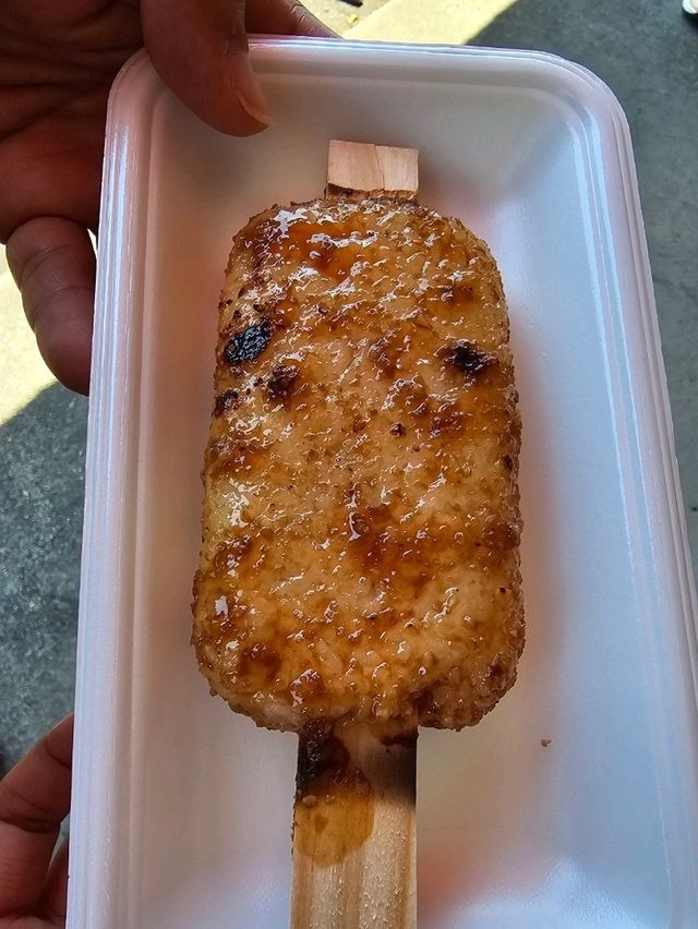 惠那峽展望台旁，品嚐婆婆爺爺的溫暖味道〔三陸屋五平餅〕🍢⛰️