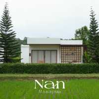 ที่พักริมทุ่งนาสุดมินิมอล วิวภูเขา จ.น่าน