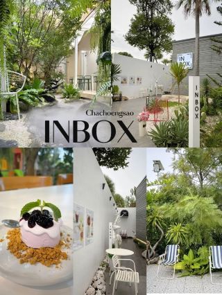 在Box Cafe裡面，有一個非常漂亮的長形花園。