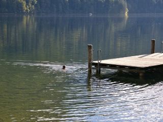 ルンツァー湖の夕日
