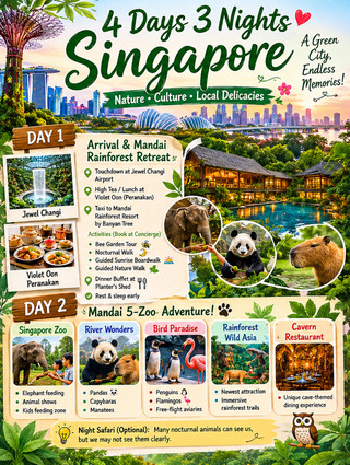 A modern city close to nature welcome to Singapore ! 
