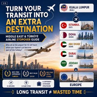 Layover Like a Pro: 6 Genius Ways to Turn Transit into a Mini-Vacation! 🌍✈️