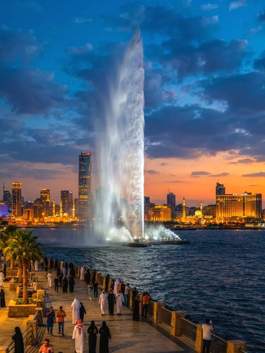 The World's Tallest Fountain.