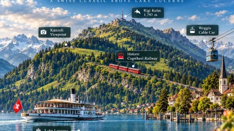 リギ山を遊び尽くす！ルツェルン発・完全セルフガイド日帰り旅行術 — traveler post in ツーク