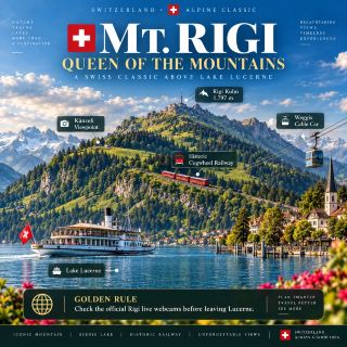 リギ山を遊び尽くす！ルツェルン発・完全セルフガイド日帰り旅行術