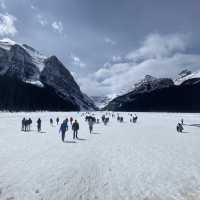 Lake Louise in Spring - still Frozen!