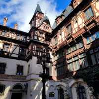 Step into a fairytale world at Peles Castle