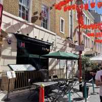Vibrant Chinatown in London 