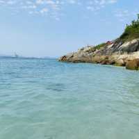 Clearest beach in sanya(wuzhizhou island)