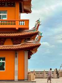 難怪李現專門來這座海上寺廟
