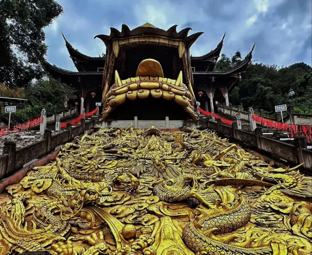 Luzhou Jinlong Temple/Charming off-the-beaten-path scenery, rich history, a nationwide sensation!