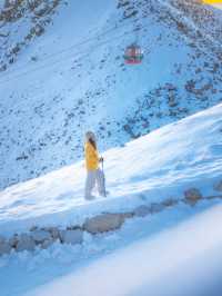 雪山上的咖啡館朋友圈以為我去了瑞士