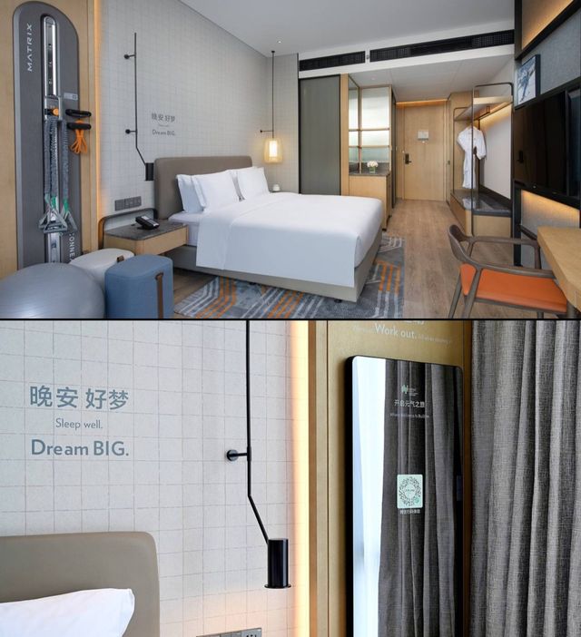 深圳新酒店可以在房間裡做運動?!