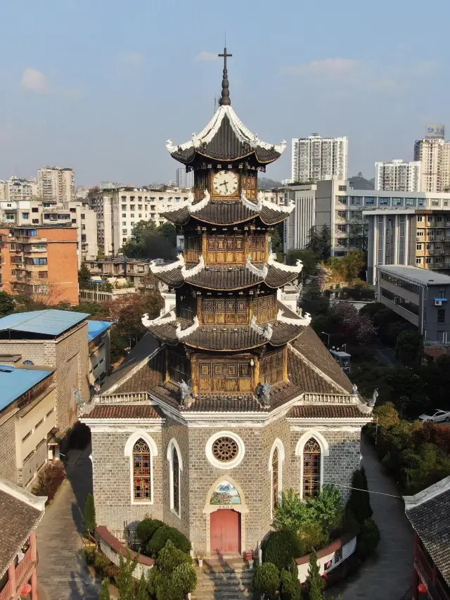 Guizhou Tourism | The church in Guiyang, which embodies Chinese aesthetics, is too beautiful